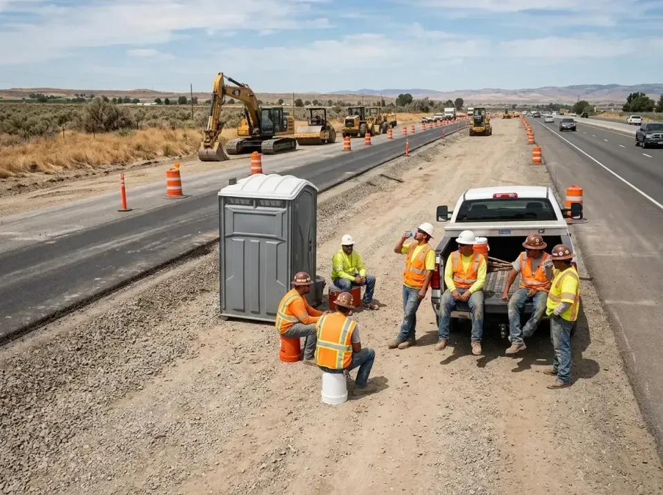 highway-road-construction-crew-007 — frequently asked questions, Porta Potty and Restroom Rentals in Pacheco, CA